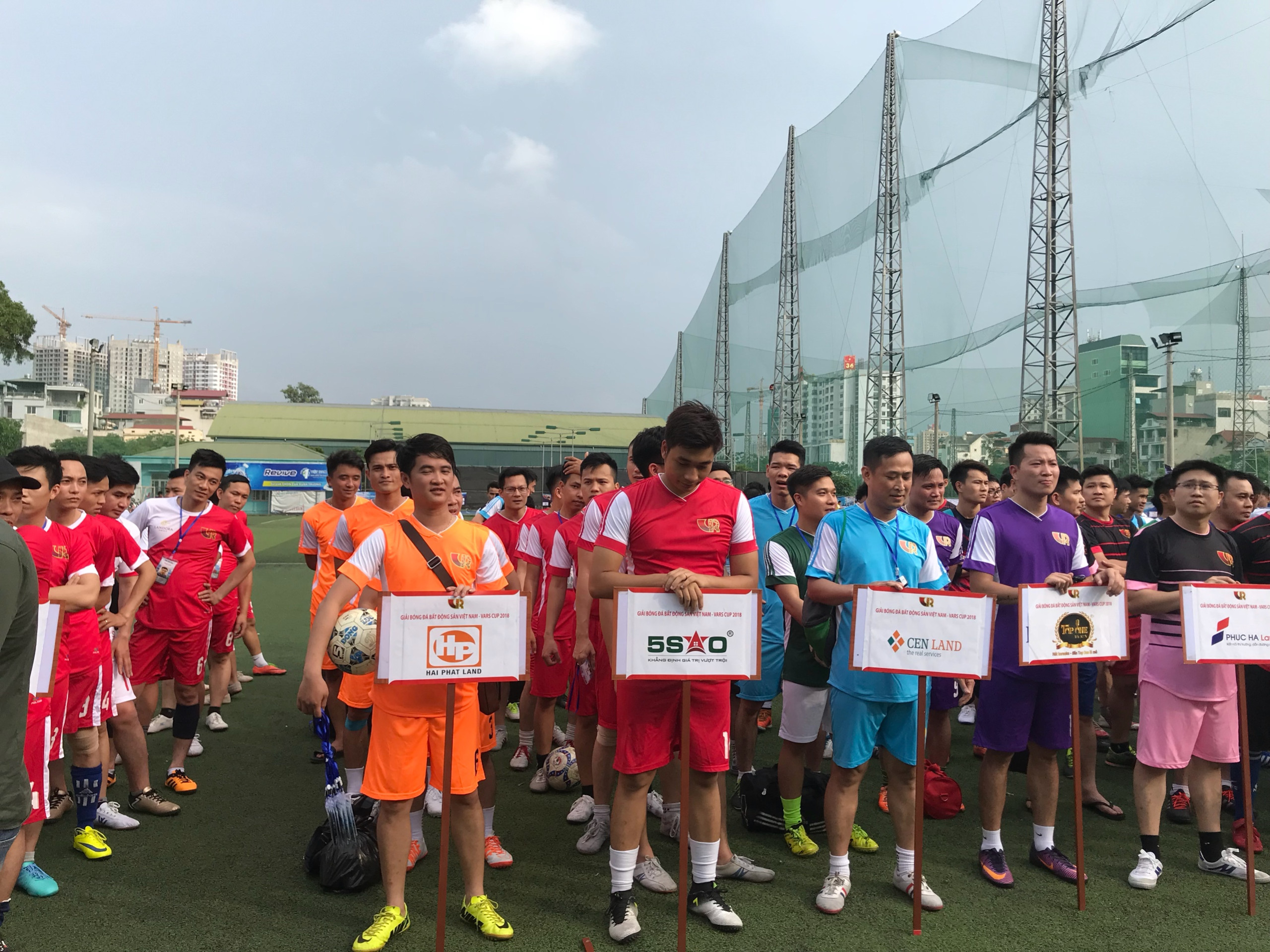 Hải Phát Land tham gia thi đấu và tài trợ Giải bóng đá Bất động sản Việt Nam - VARS Cup 2018
