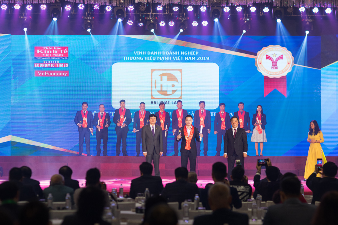 Hải Phát Land được vinh danh tại Lễ trao giải Thương hiệu mạnh Việt Nam