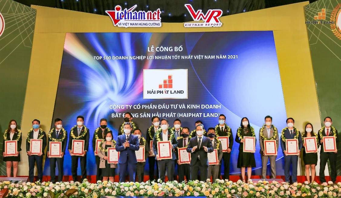 Tăng trưởng ấn tượng, Hải Phát Land lọt top doanh nghiệp có lợi nhuận tốt nhất Việt Nam
