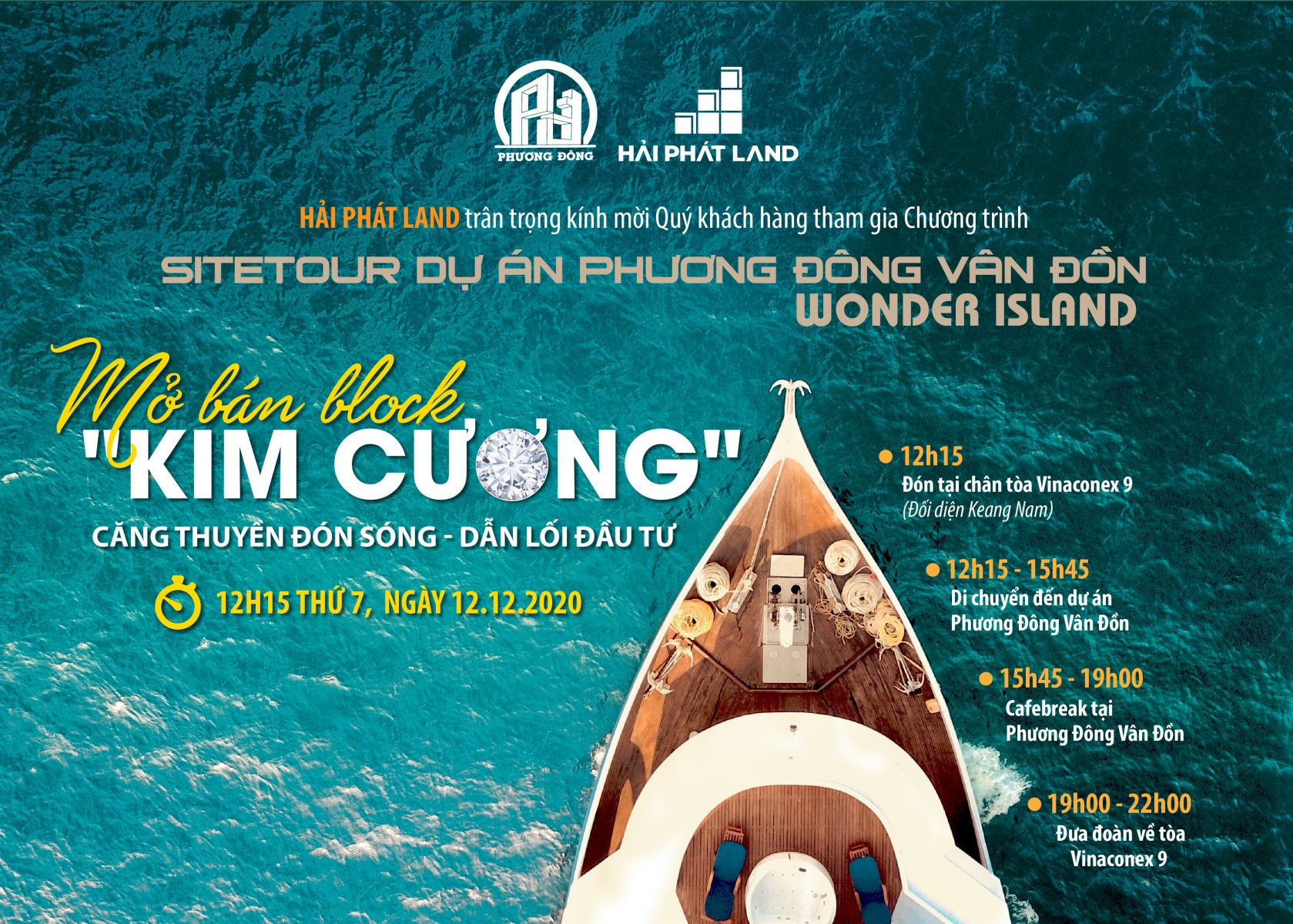Sitetour dự án Phương Đông Vân Đồn - Wonder Island Mở bán block "Kim cương" 